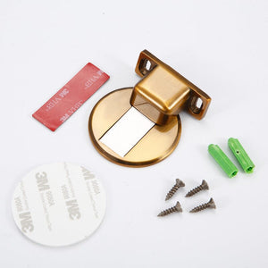 Stainless steel invisible magnetic doorstop