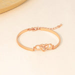 Always Remember I Love You Forever Love Heart Bracelet