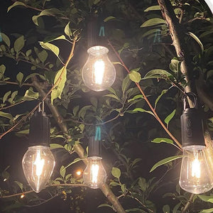 💡 New Outdoor Camping Hanging Type-C Charging Retro Bulb Light