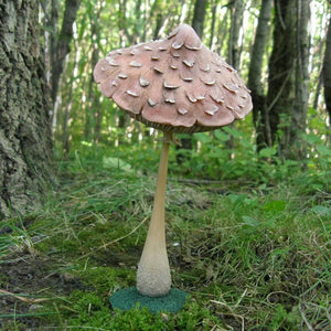 Funny Face Mushroom Garden Statue