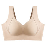 Side Coverage and Anti-Sagging Wire-Free Bra
